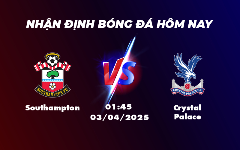 southampton crystal palace 03 04 ngoai hang anh